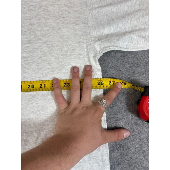 Vintage 90s CC Graphic T Shirt Mens Size 2XL Gray Heathered Streetwear Skate - Picture 4 of 6